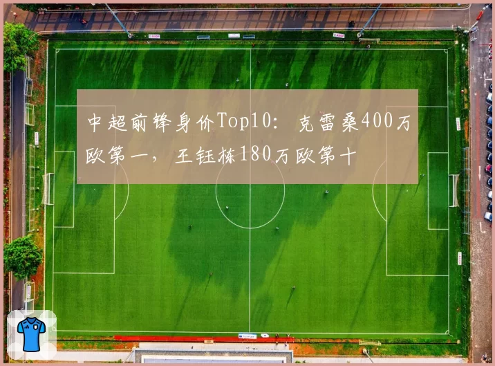 中超前锋身价Top10:克雷桑400万欧第一,王钰栋180万欧第十